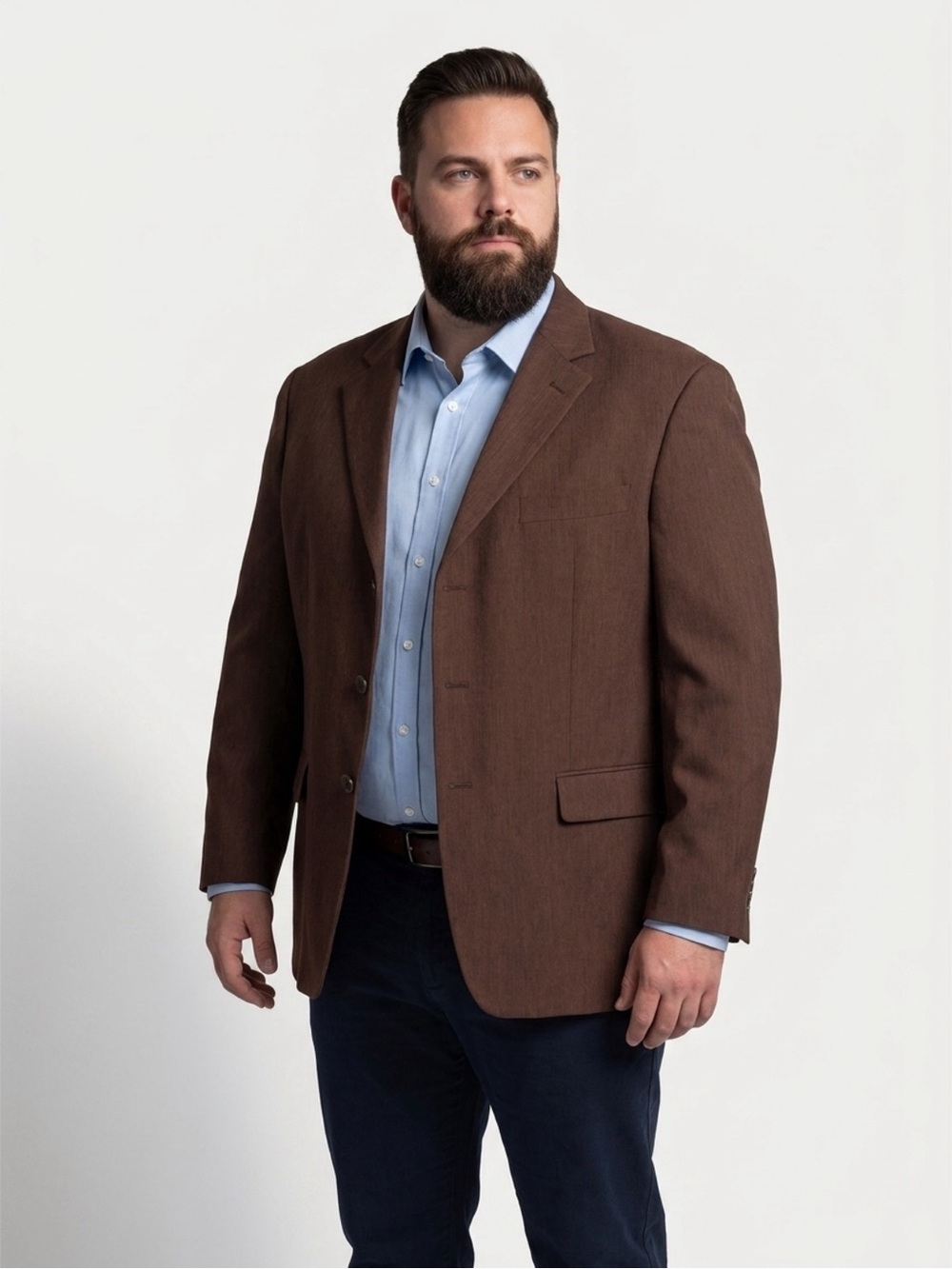 Marciani Couture 
Chocolate Brown Men's Blazer -
Model RS3 - Size 44 chest